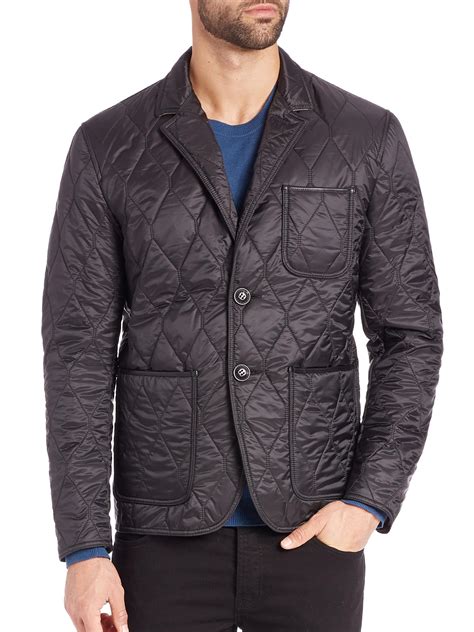 burberry mens jacket black